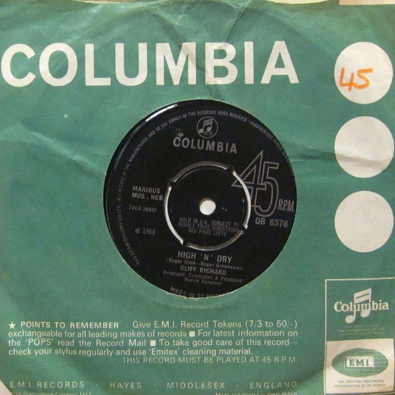 Cliff Richard-High N Dry-Columbia-7" Vinyl