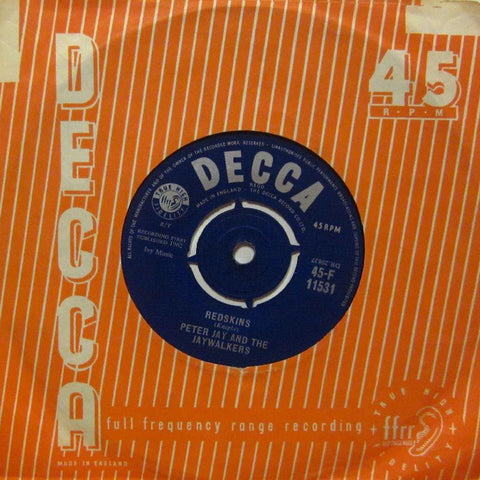 Peter Jay And The Jaywalkers-Redskins-Decca-7" Vinyl