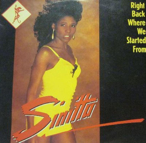 Sinitta-Right Back Where We Started From-Fanfare-7" Vinyl