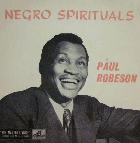 Paul Robeson-Negro Spirituals-HMV-7" Vinyl