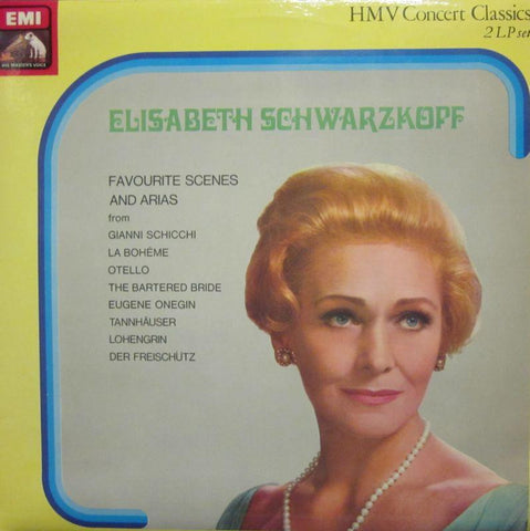 Schwarzkopf-Favourite Scenes And Arias-EMI/HMV-2x12" Vinyl LP Gatefold