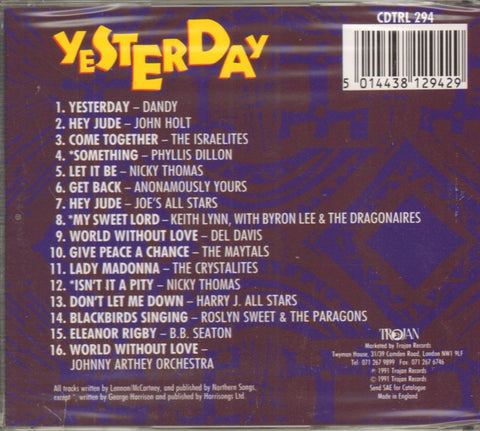 Various Reggae-Yesterday-Trojan-CD Album-New