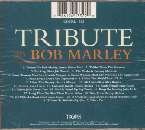 Tribute To Bob Marley-Trojan-CD Album-New