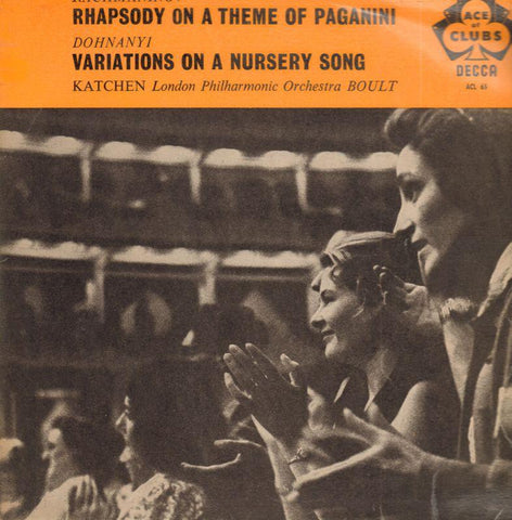 Rachmaninov-Rhapsody On A Theme-Decca-Vinyl LP