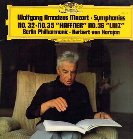 Mozart-Symphonies No's: 32,35 & 36-Deutsche Grammophon-Vinyl LP