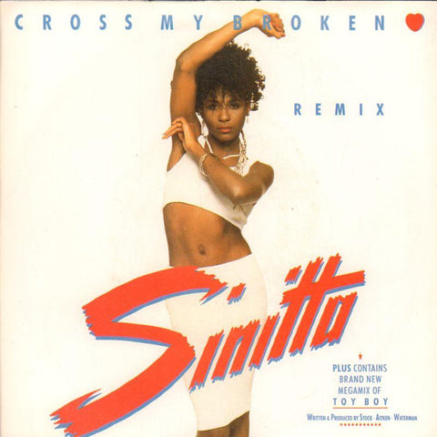 Sinitta-Cross My Broken Heart-Fanfare-7" Vinyl P/S