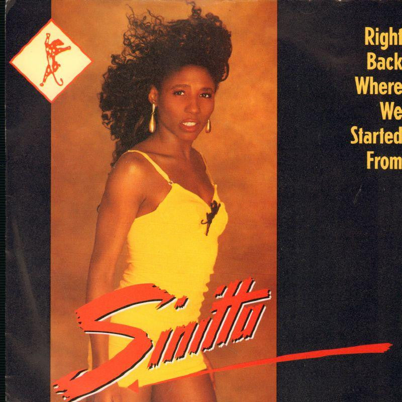 Sinitta-Right Back Where We Started From-Fanfare-7" Vinyl P/S