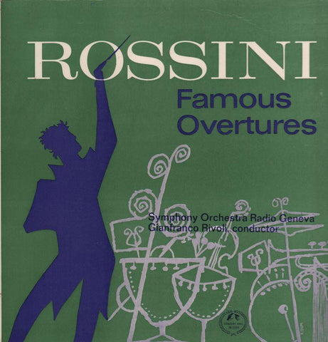 Rossini-Famous Overtures Gianfranco Rivoli-Concert Hall-Vinyl LP