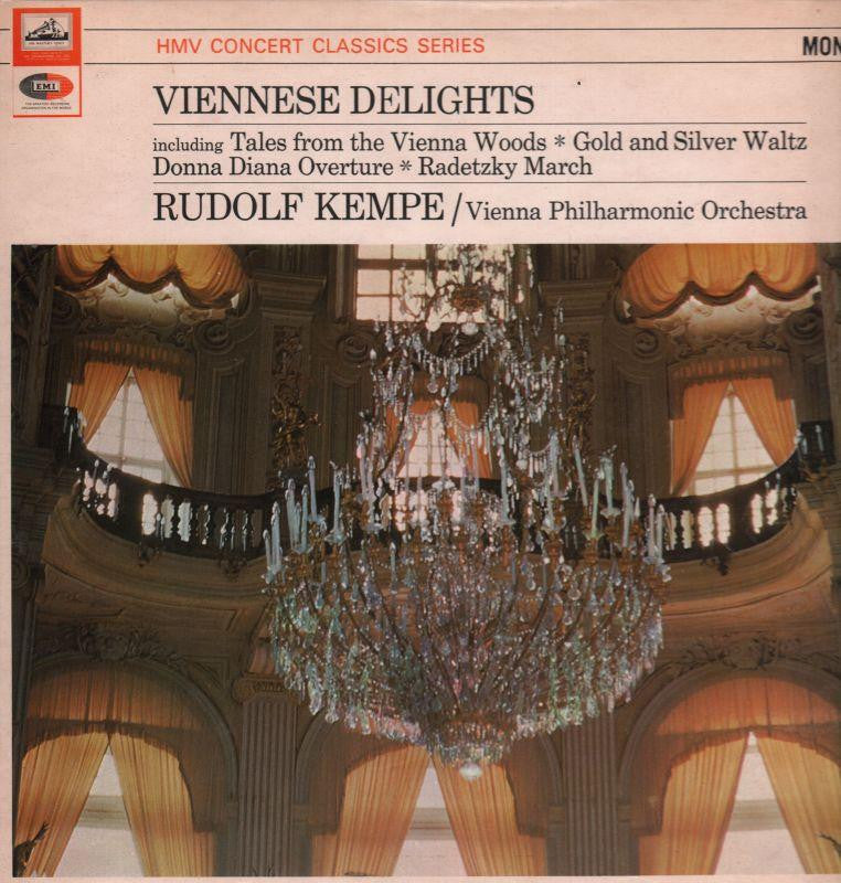 Vienna Philharmonic Orchestra-Viennese Delights Rudolf Kempe-HMV-Vinyl LP