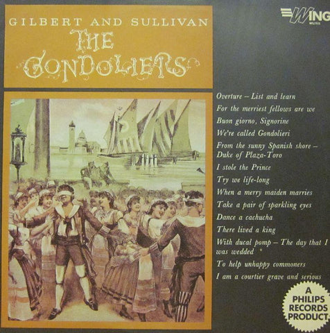 Gilbert And Sullivan-The Gondoliers-Wing-Vinyl LP