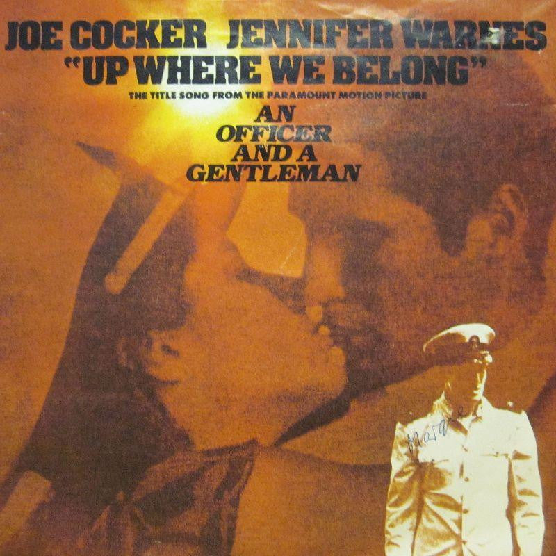 Joe Cocker & Jennifer Warner-Up Where We Belong-7" Vinyl P/S