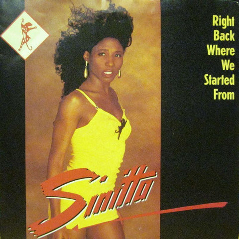 Sinitta-Right Back Where We Started From-7" Vinyl P/S