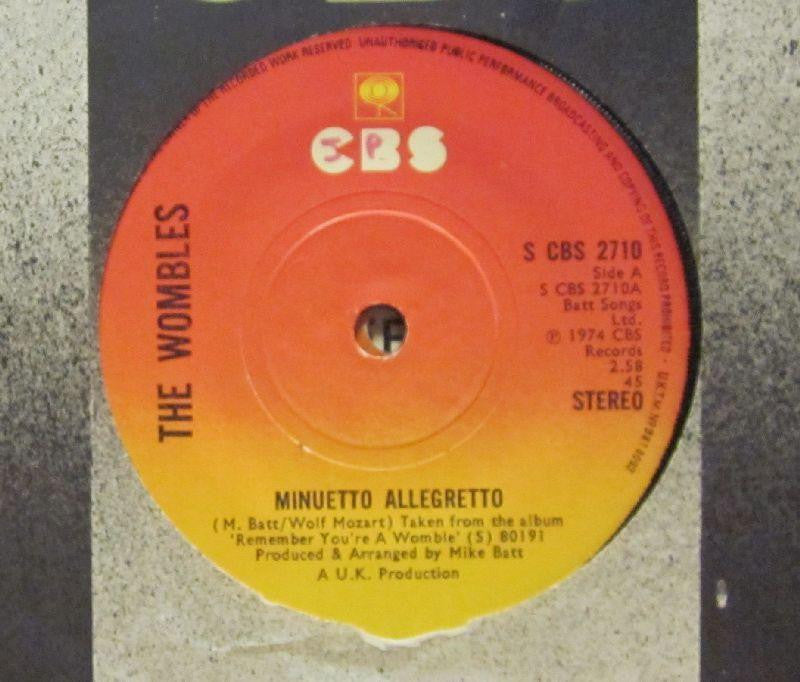 The Wombles-Minuetto Allegretto-CBS-7" Vinyl