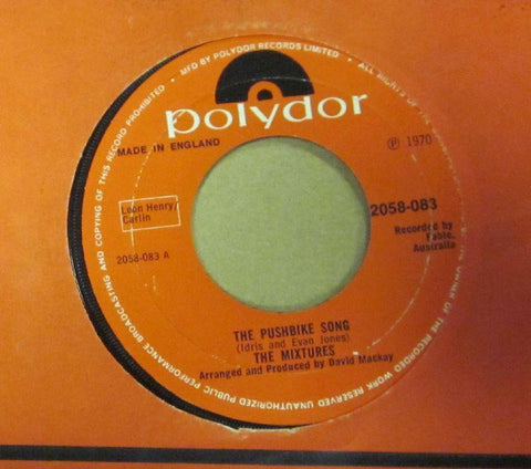 The Mixtures-The Pushbike Song-Polydor-7" Vinyl