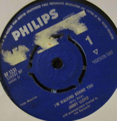 Jimmy Lloyd-I'm Walking Behind You-Phillips-7" Vinyl