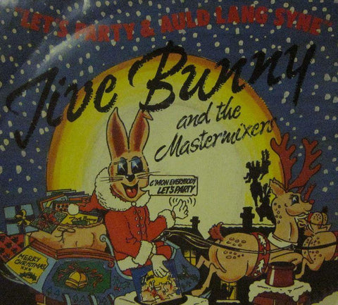 Jive Bunny And The Mastermixers-Let's Party & Auld Lang Syne-Mastermix-7" Vinyl